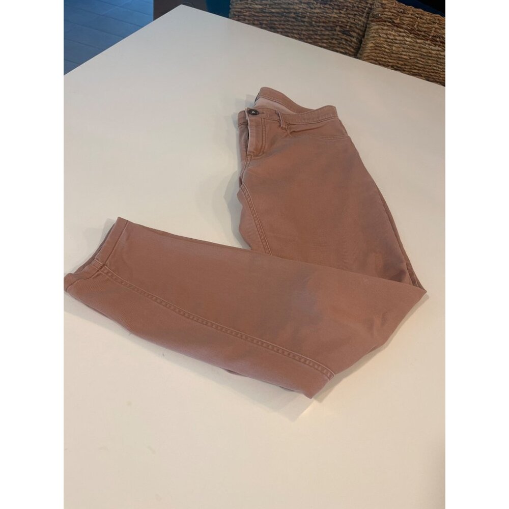 The North Face Womens Mauve Straight-Leg Pants Size 8 Durable Cotton Blend Casua